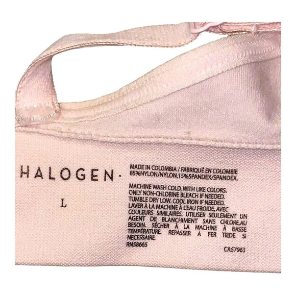 Halogen Women's Pink Seamless Bralette L Wirefree Removable Padding - Picture 3 of 8